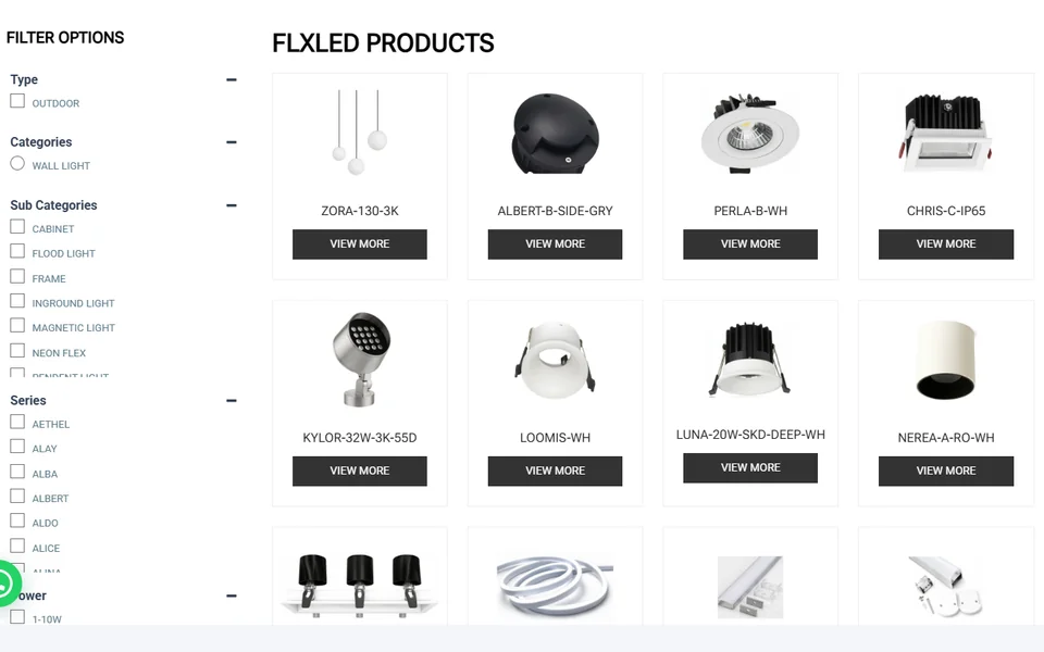 FLXLED architectural lighting products