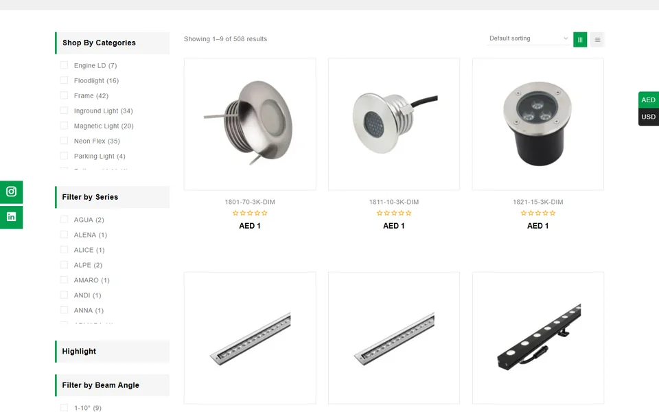 LED Domain lighting product catalog